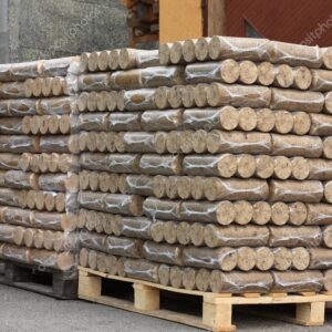 high-quality wood briquettes